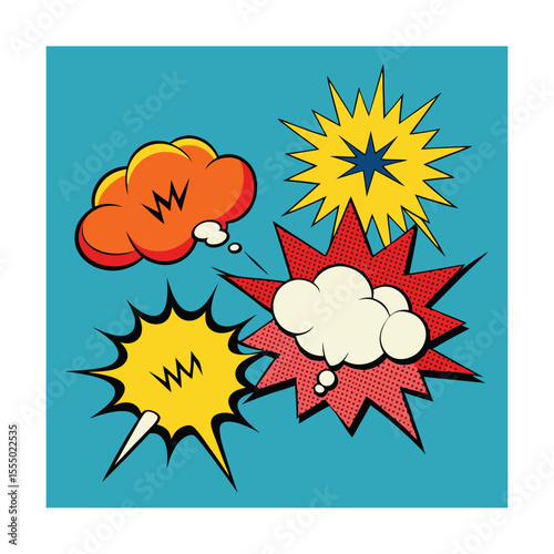 Mixed Comic Bursts and Narration Frames for Storytelling