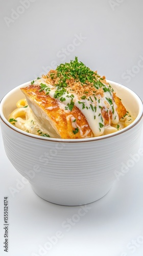Delicious Katsudon Japanese Food Bowl Crispy Pork Cutlet Rice Egg