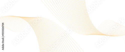 Vector abstract white geometric wave with lines