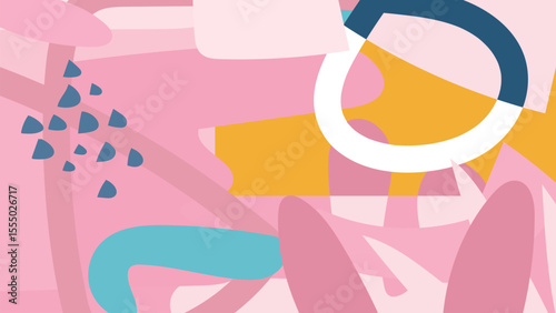 Abstract fruity shape background