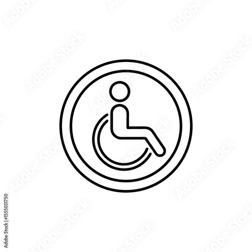 Accessibility icon pack vector illustration