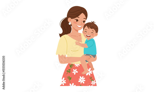 mother and son