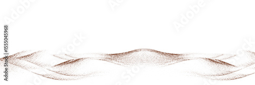  Chocolate and coffee powder, scattered cocoa on a light background. Particles of earth and dust. Brown sand texture.Top view of the cake.