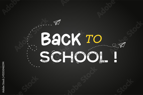 back to school vector illustration