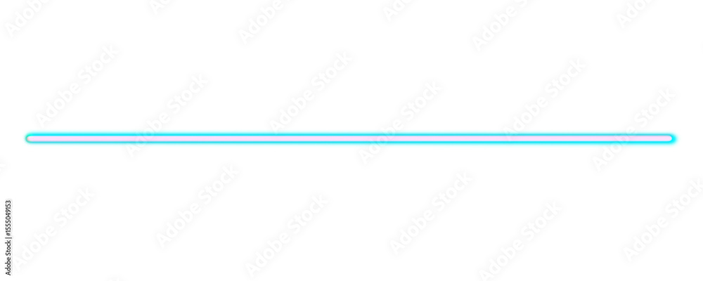 Light Blue colour neno light effect long line on transparent background. Light Blue colour neno light effect long line on transparent background.