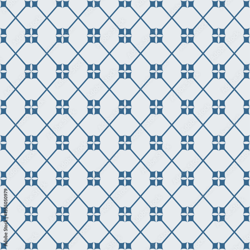 Naklejka premium seamless blue pattern