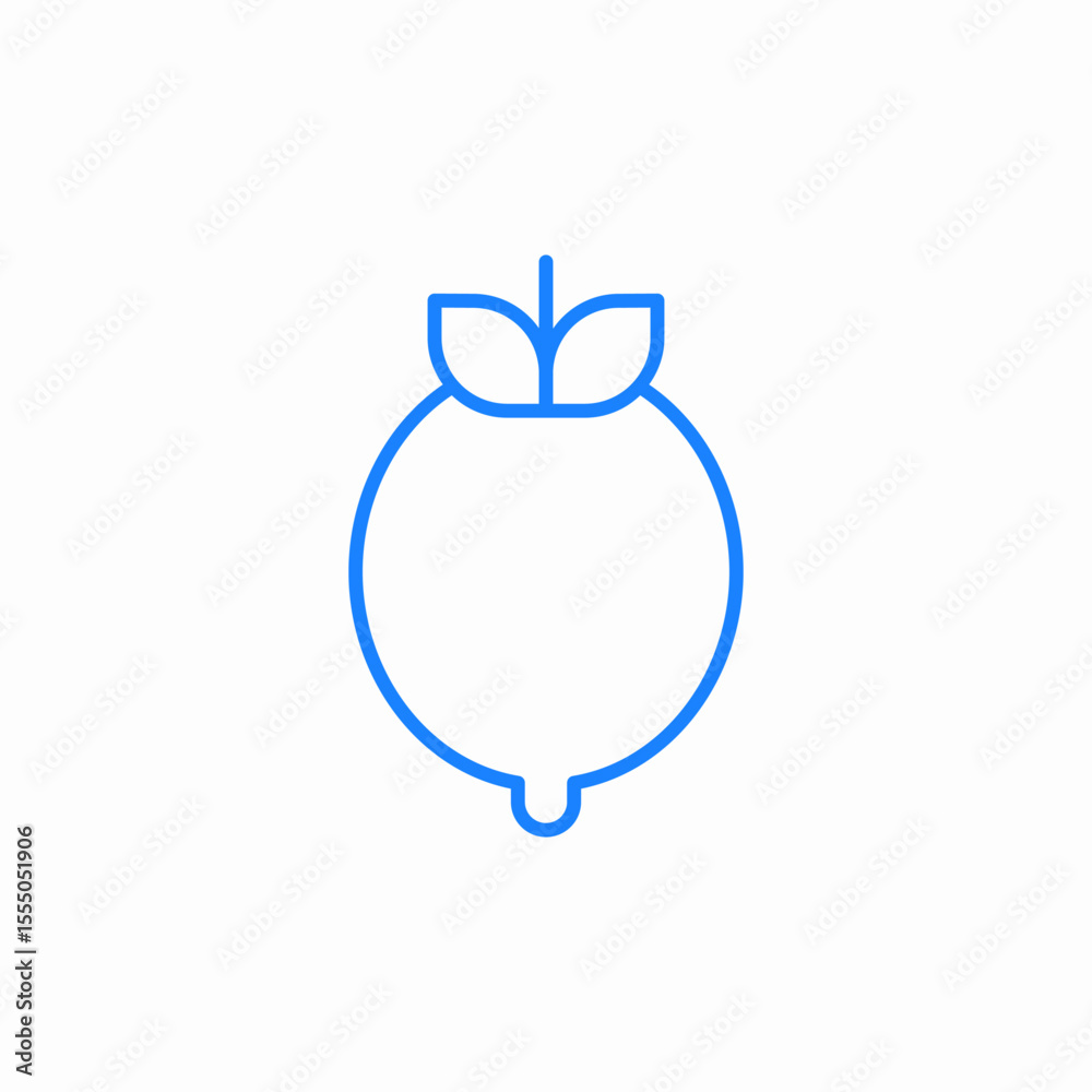 Obraz premium radish vegetable icon sign vector