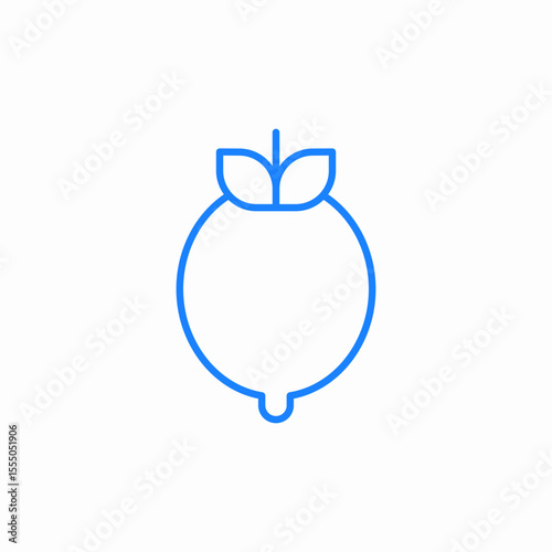 radish vegetable icon sign vector