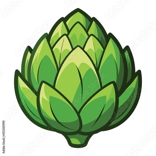 artichoke vegetable  isolated  on white background