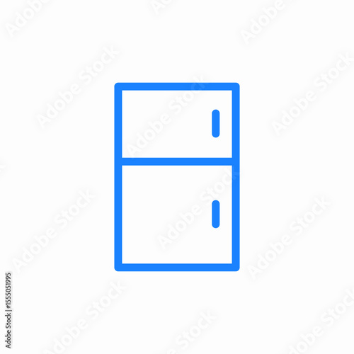 refrigerator icon simple icon sign vector