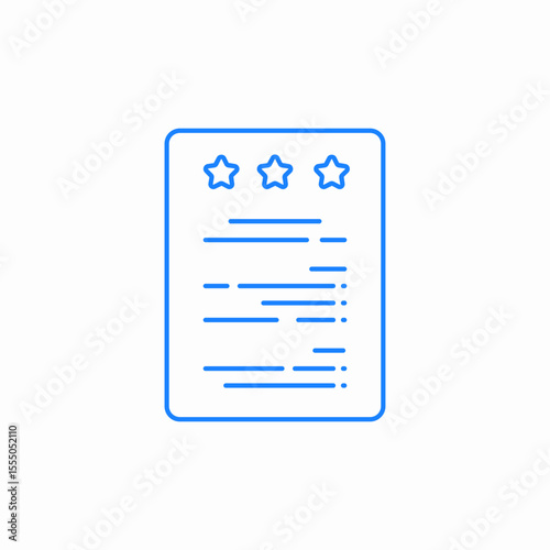 review document icon sign vector