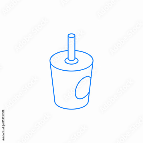 soda drink icon sign vector