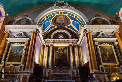 Richly Decorated Choir of Notre-Dame-de-l’Assomption Church in La Bastide-Clairence