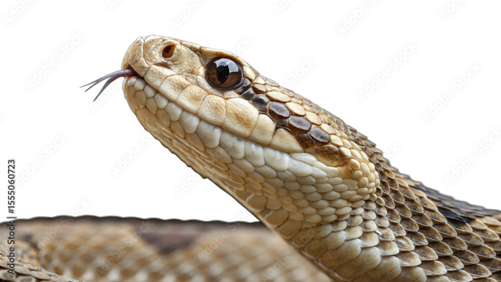 Obraz premium Snake, isolated transparent background