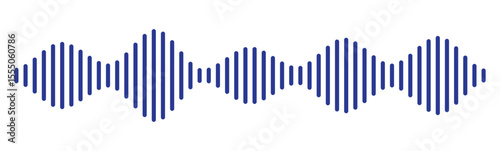 Record player lines social audio of voice volume equalizer with stereo noise sound wave message. Blue sound wave audio icon vector. Blue Audio sound symbol. Audio waves icon. Voice message symbol.