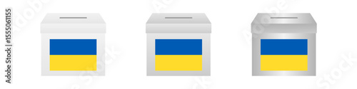 Election in Ukraine. Election Concept. Vector Illustration.
