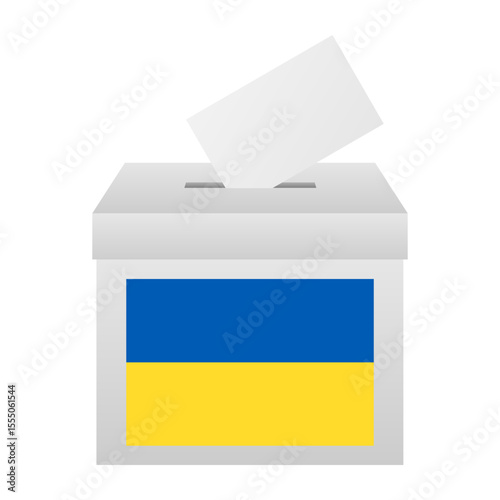 Election in Ukraine. Election Concept. Vector Illustration.
