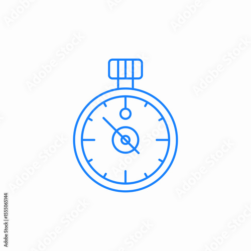 stopwatch timer icon sign vector