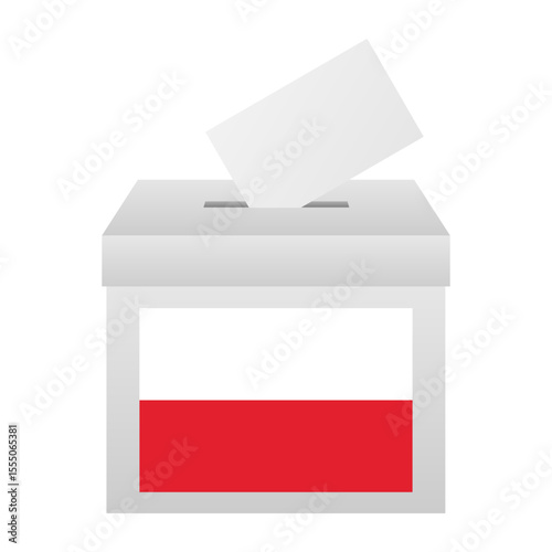 Election in Poland. Election Concept. Vector Illustration.