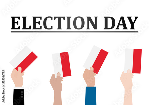 Election in Poland. Election Concept. Vector Illustration.