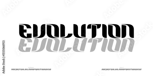 Modern Future Bold, Normal and Italic Alphabet Font. Typography Urban Style Fonts for Technology, Digital, Movie, Logo and Industrial. Vector Illustration