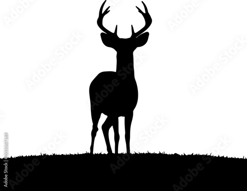deer silhouette vector