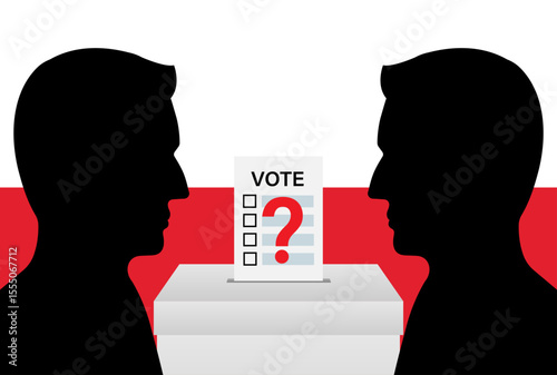 Election in Poland. Election Concept. Vector Illustration.
