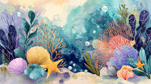 A vibrant underwater coral reef teems with colorful tropical fish, a breathtaking scene for any marine life enthusiast