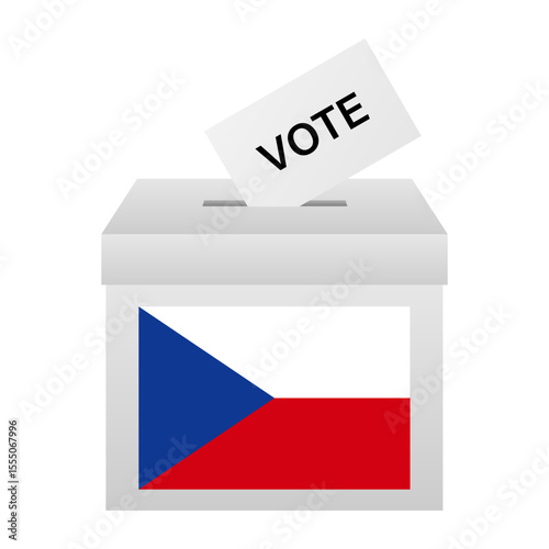 Election in Czech Republic. Election Concept. Vector Illustration.