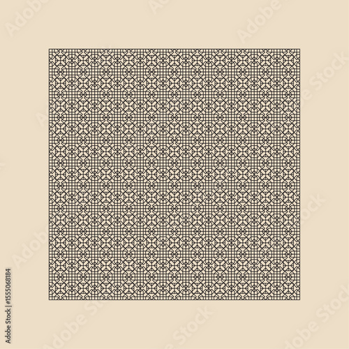 Set of laser cut templates with geometric pattern. For metal cutting, wood carving, panel decor, paper art, stencil or die for fretwork, card background design. Vctor illustration	