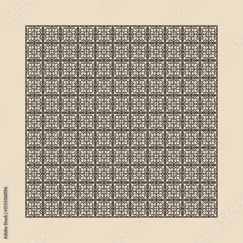 Set of laser cut templates with geometric pattern. For metal cutting, wood carving, panel decor, paper art, stencil or die for fretwork, card background design. Vctor illustration	