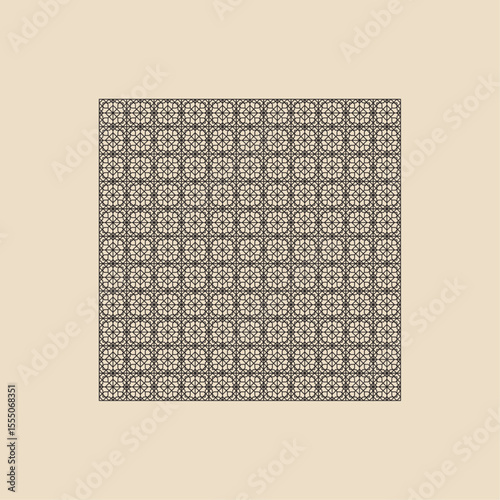 Set of laser cut templates with geometric pattern. For metal cutting, wood carving, panel decor, paper art, stencil or die for fretwork, card background design. Vctor illustration	