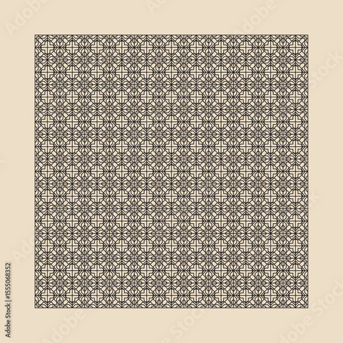 Set of laser cut templates with geometric pattern. For metal cutting, wood carving, panel decor, paper art, stencil or die for fretwork, card background design. Vctor illustration	