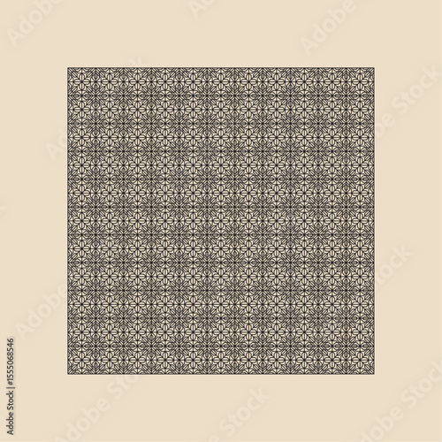  laser cut templates with geometric pattern. For metal cutting, wood carving, panel decor, paper art, stencil or die for fretwork, card background design. Vctor illustration	