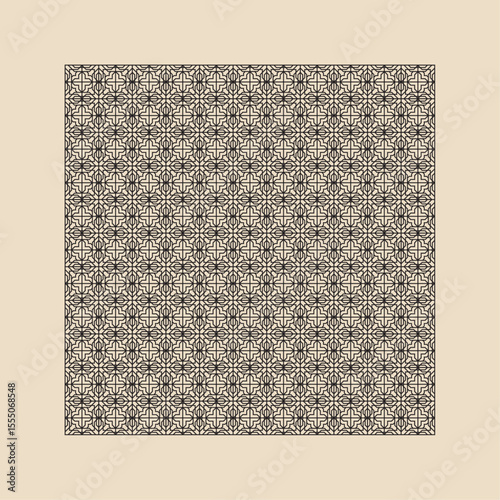  laser cut templates with geometric pattern. For metal cutting, wood carving, panel decor, paper art, stencil or die for fretwork, card background design. Vctor illustration	