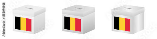 Election in Belgium. Election Concept. Vector Illustration.