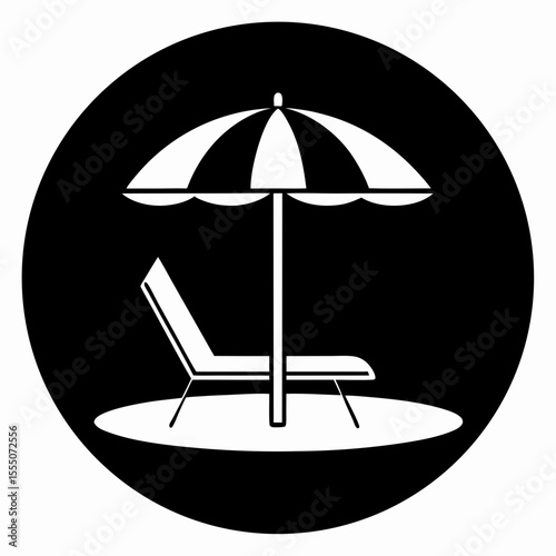 beach umbrella icon