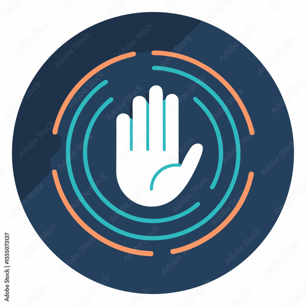 Obraz premium hand sign icon
