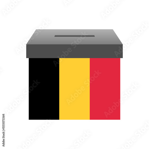 Election in Belgium. Election Concept. Vector Illustration.