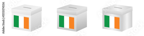 Election in Ireland. Election Concept. Vector Illustration.