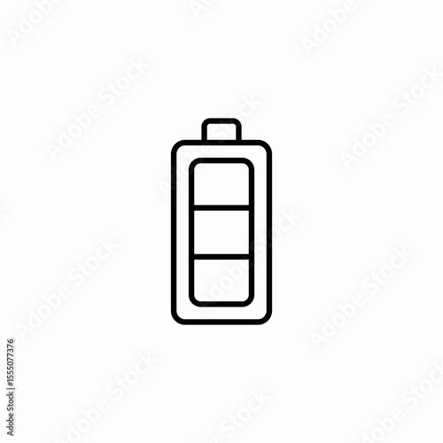 full battery  icon sign vector