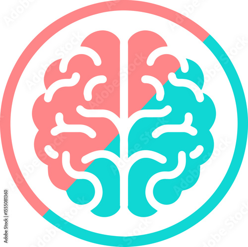 vector illustration of human brain
