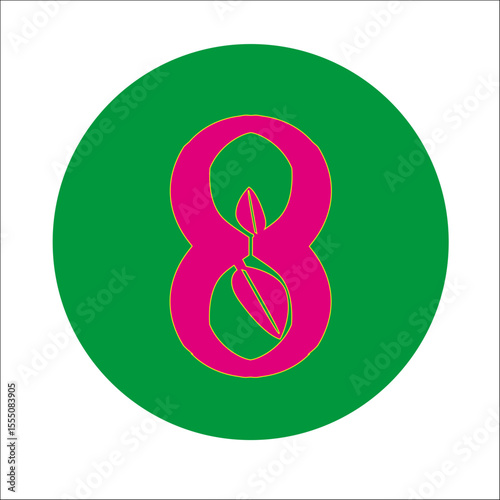 ALFABETO NÚMEROS HOJAS VERDE ECO ECOLÓGICO RENACER NATURALEZA LETRAS TIPO TIPOGRAFÍA LOGO LOGOS