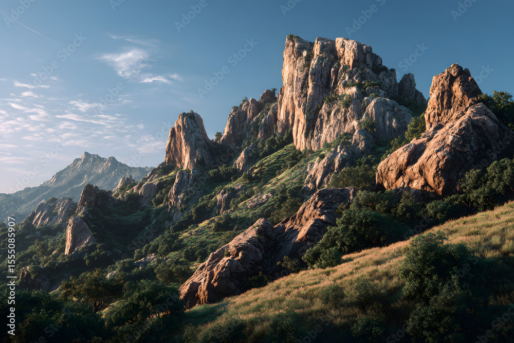 Obraz premium Nature rock landscape outdoors.