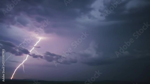 lightning in the night