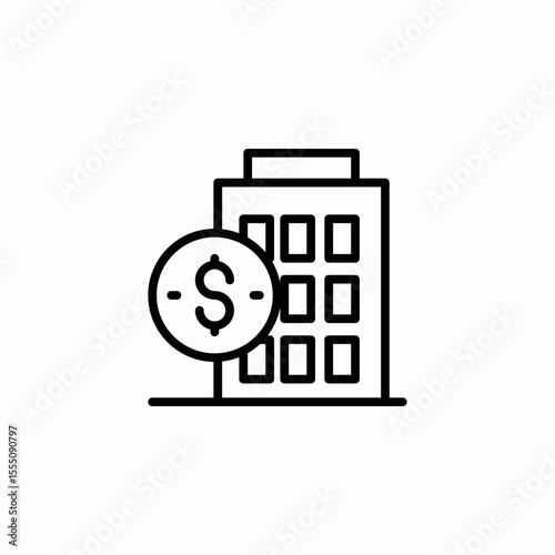 apartment price icon sign vector