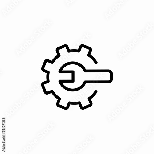 repair settings icon sign vector