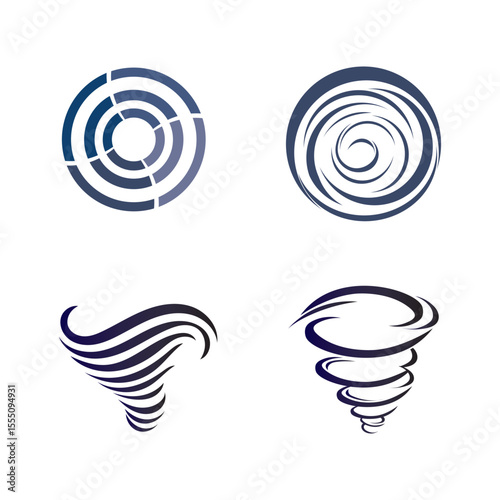storm and tornado logo design vetor