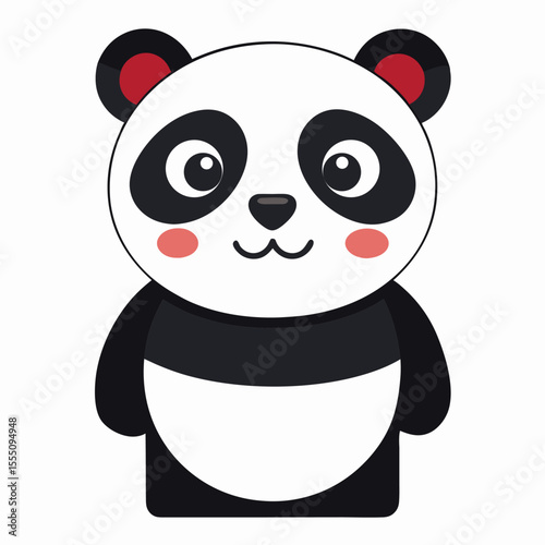 panda vector image on white background