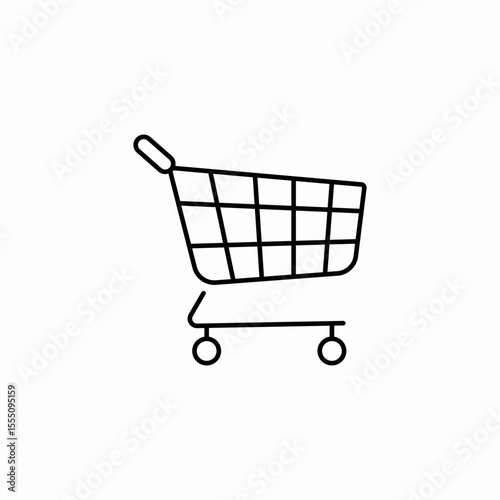 shopping cart icon sign vector